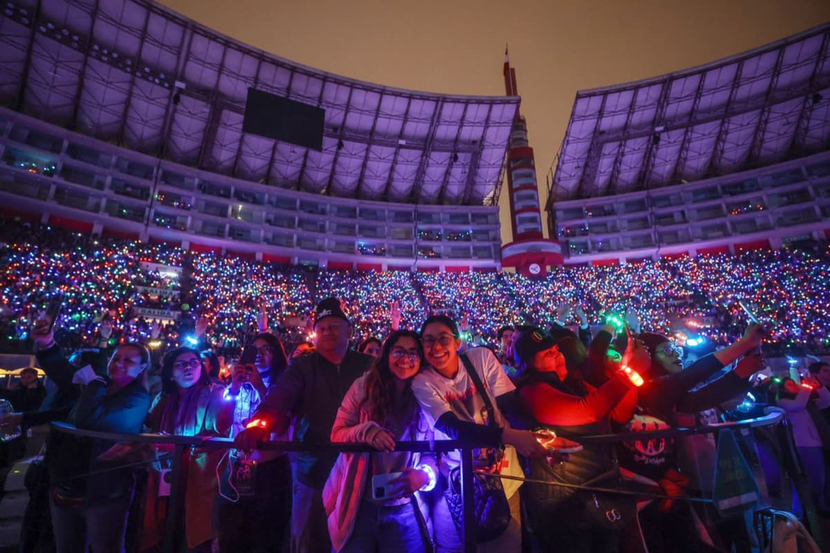 Conciertos generan casi cinco veces más ingresos que el fútbol en el Estadio Nacional