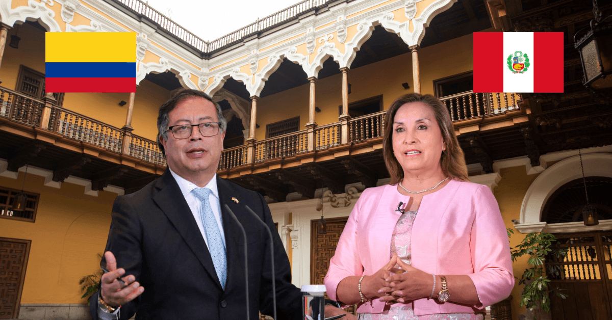 Tensión entre Boluarte y Petro por falta de saludo en investidura de Noboa