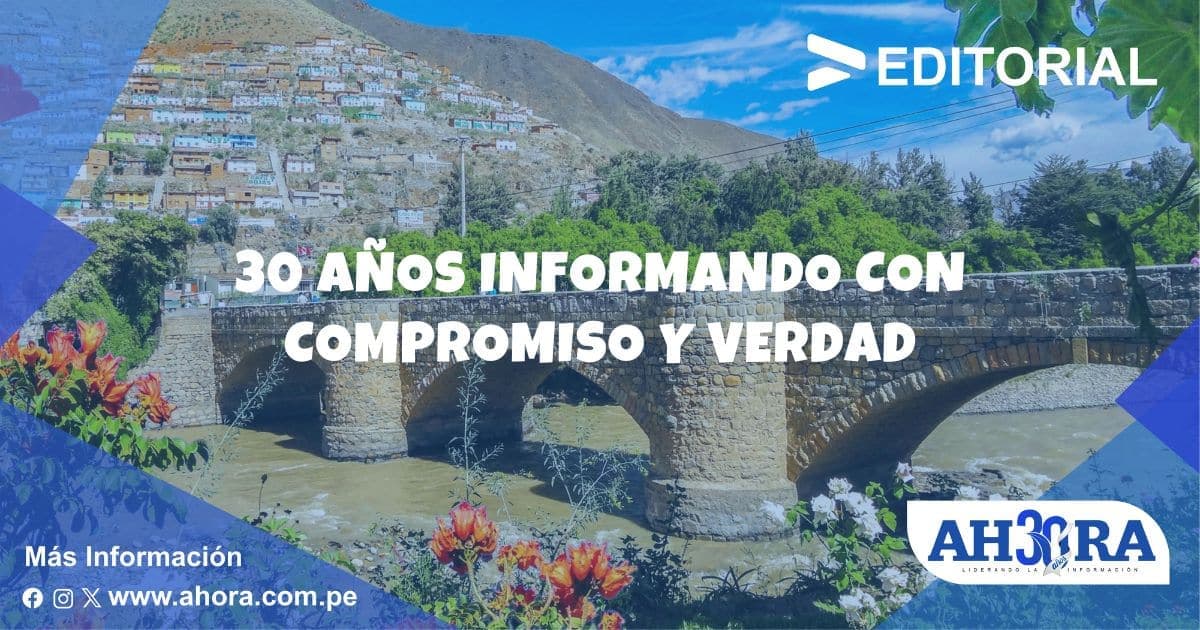  30 años informando con compromiso y verdad