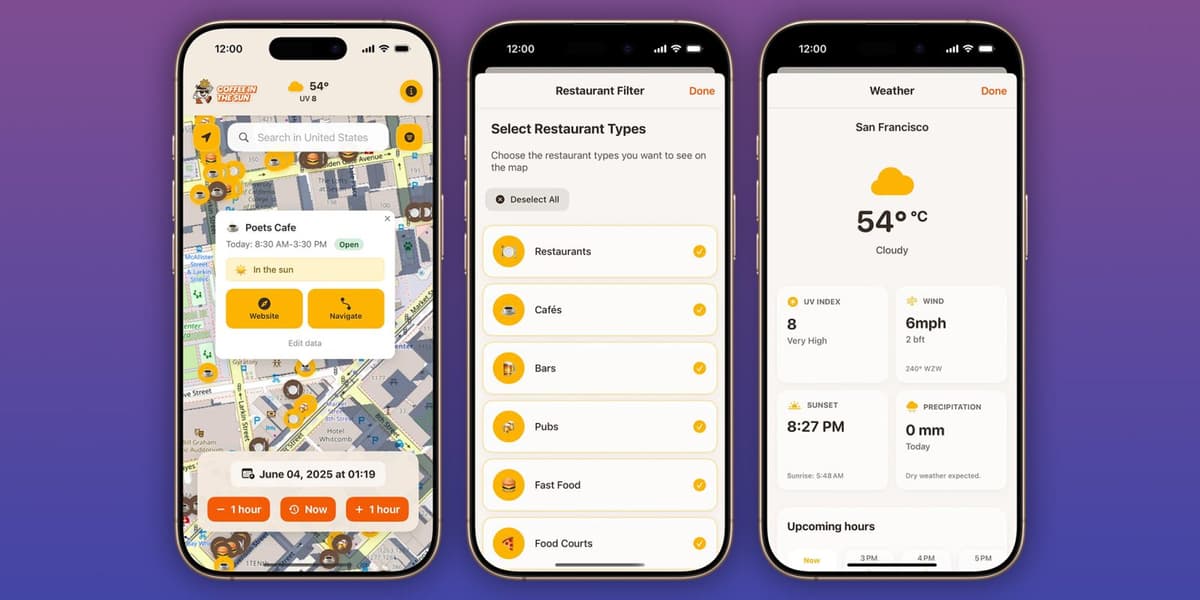 Café al sol la app indie que te ayuda a encontrar el rincón perfecto al aire libre