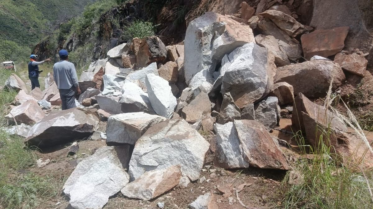 Piden emergencia para Marabamba tras lluvias que destruyeron vías y dejaron sin agua a más de 5 mil pobladores 