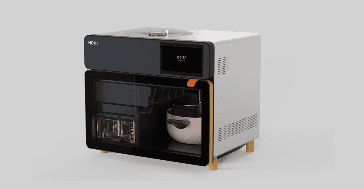 Robot chef de Nosh Robotics cocina solo por $1500