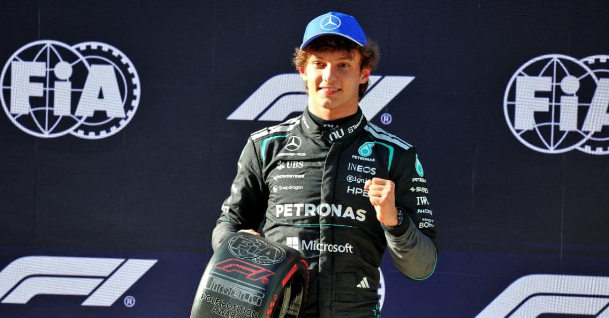Antonelli hace historia con pole en F1, supera a Russell