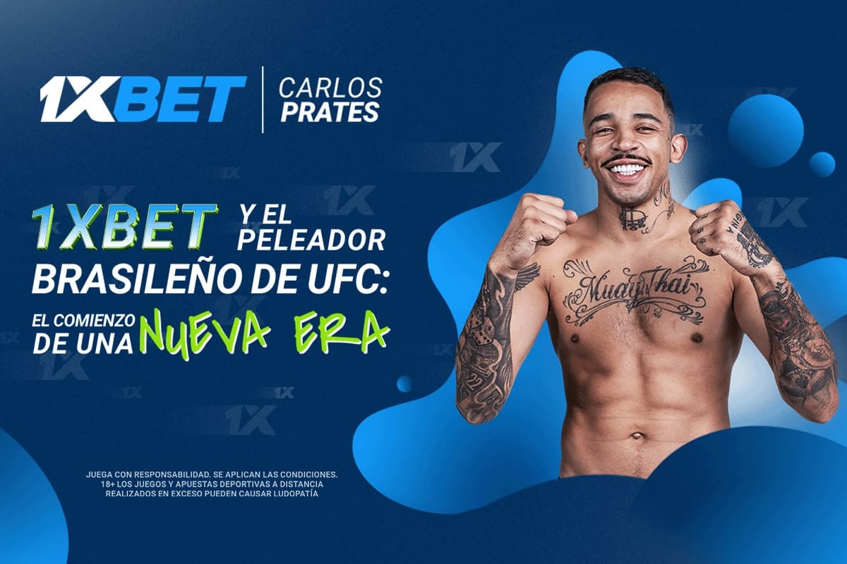 1xBet llega al octágono: la estrella latinoamericana de UFC Carlos Prates es el nuevo embajador de la marca