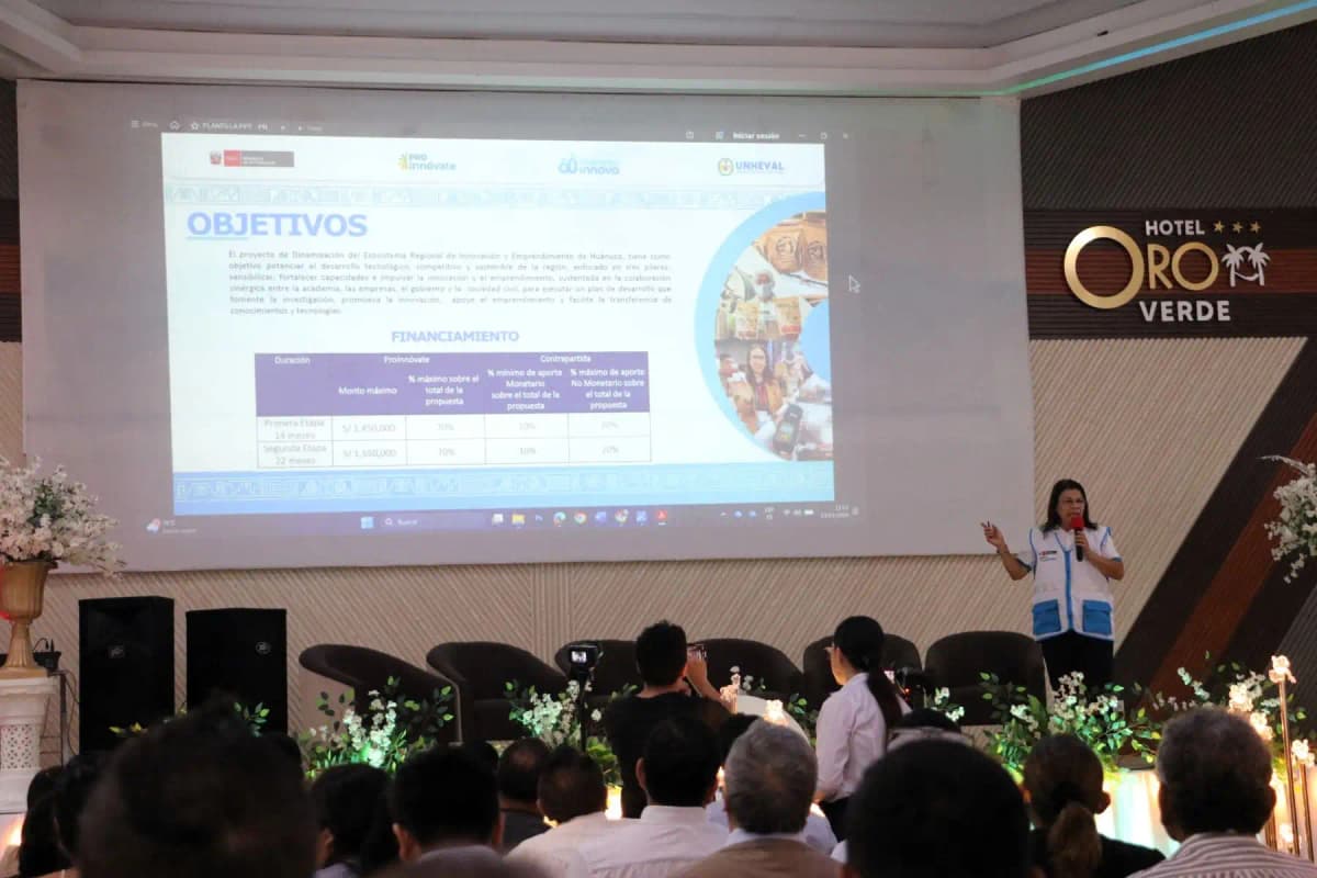 Huánuco presenta hoja de ruta para talento, innovación y emprendimiento regional