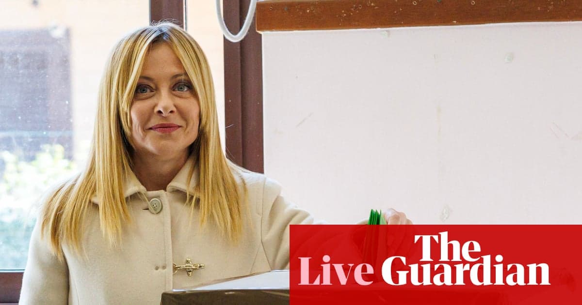 Giorgia Meloni derrotada en referéndum judicial de Italia