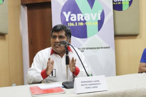 Jaime Quito acusa a José María Balcázar de responder a grupos del Congreso