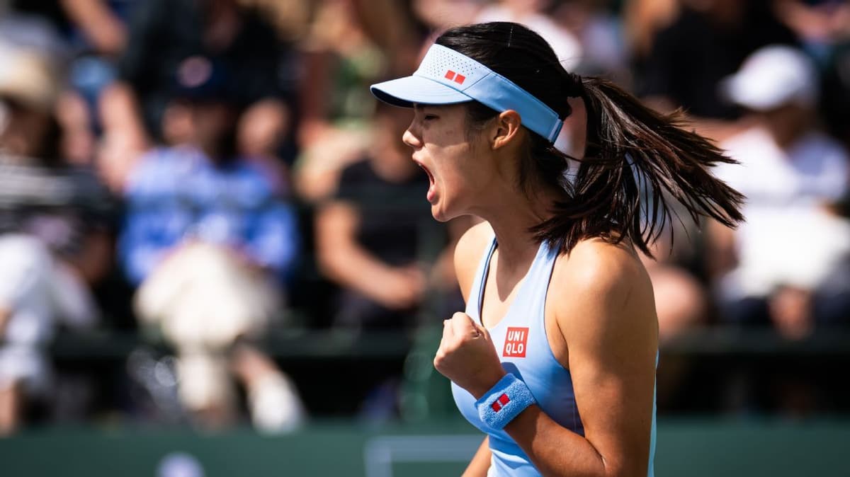 Raducanu arranca fuerte y gana su primer partido en Indian Wells