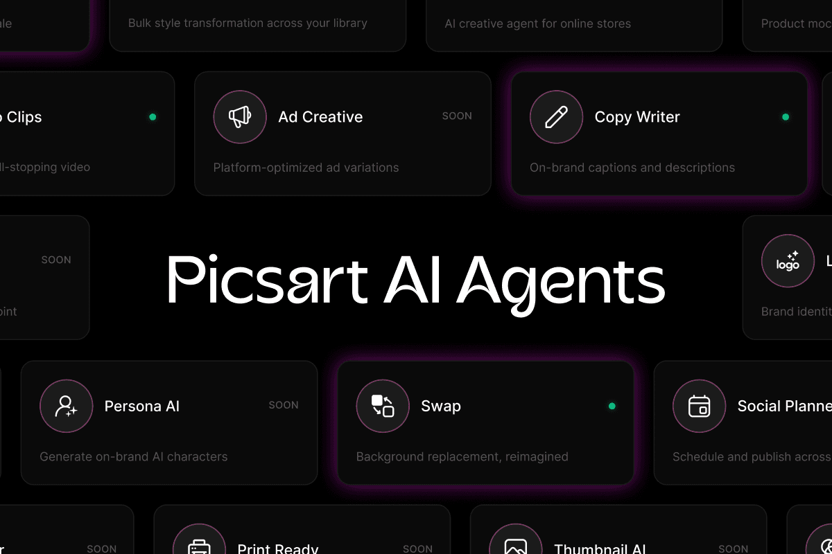 Picsart abre mercado para que creadores contraten asistentes de IA