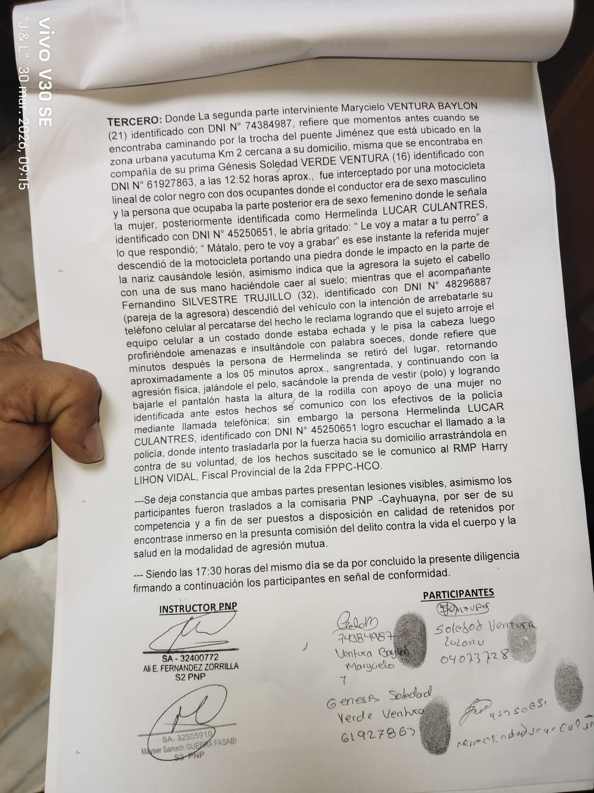 Conflicto por terreno deriva en denuncia por agresión y cuestionamientos a intervención policial