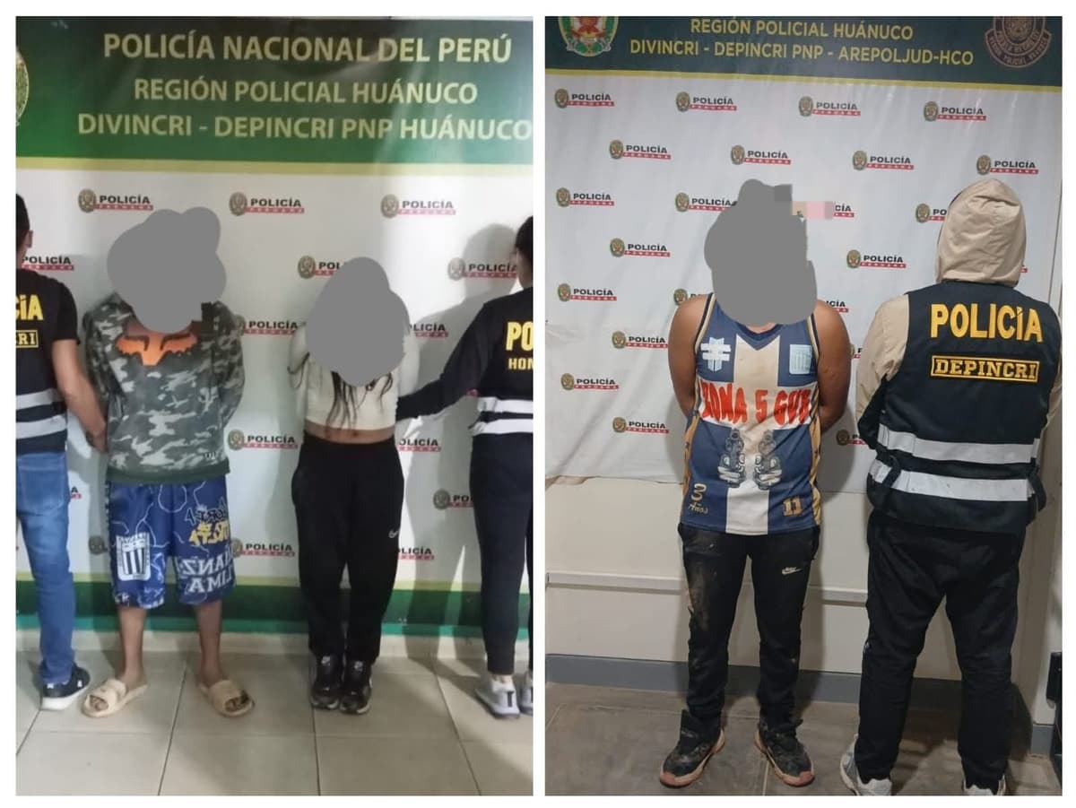 Tres detenidos tras muerte de joven apuñalado en Huánuco: Policía investiga presunto homicidio calificado