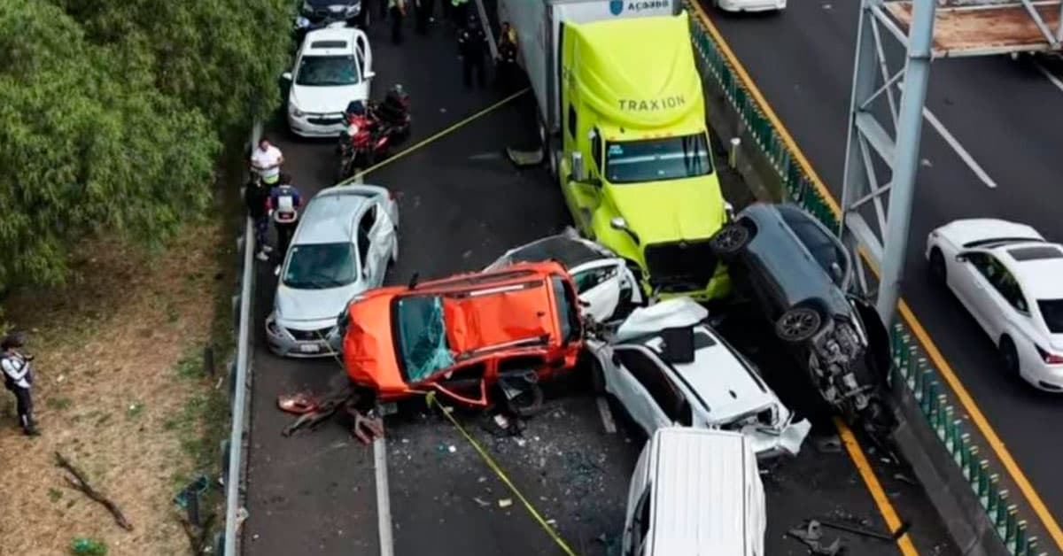 Un accidente múltiple en carretera provoca una víctima mortal y varios lesionados