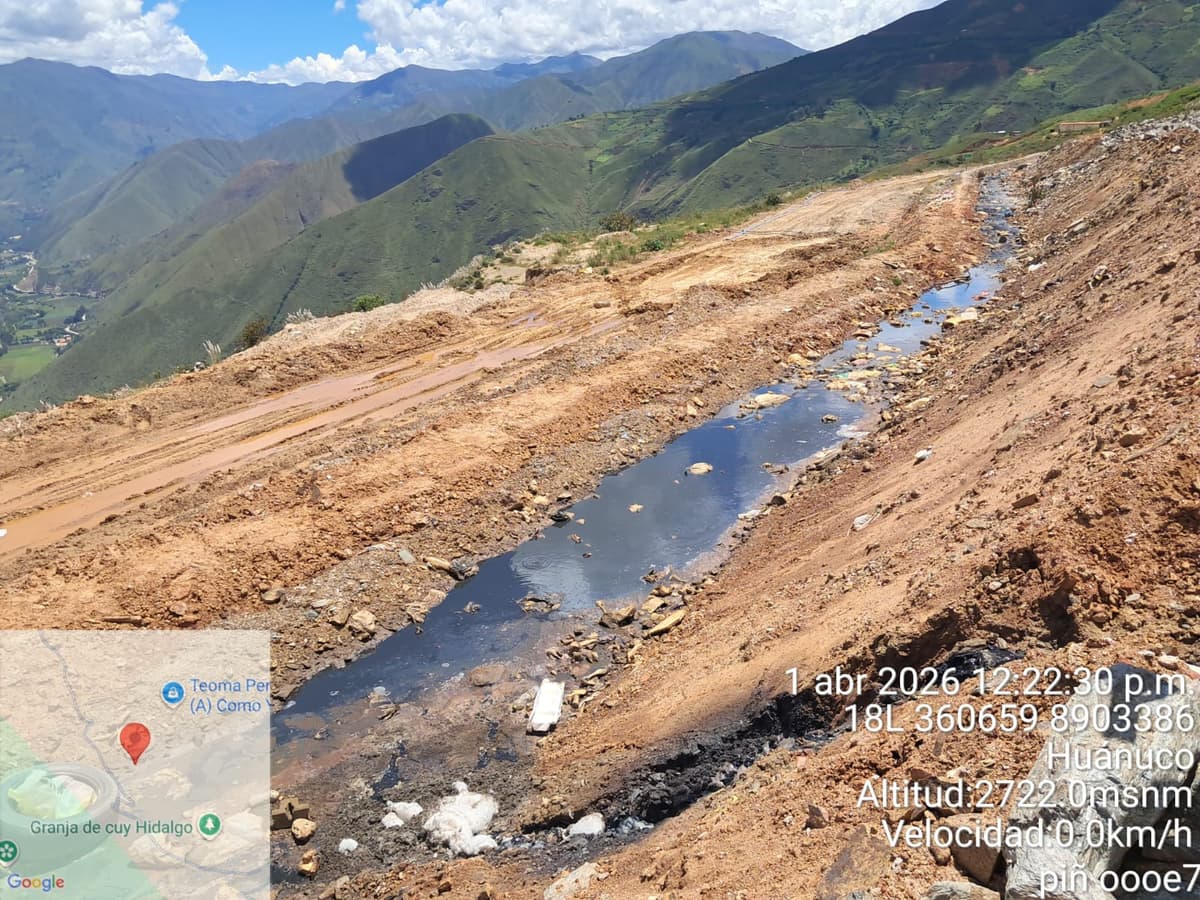 Gerente de sostenibilidad contradice al fiscal ambiental y atribuye crisis en Chilipampa a 45 días de lluvia