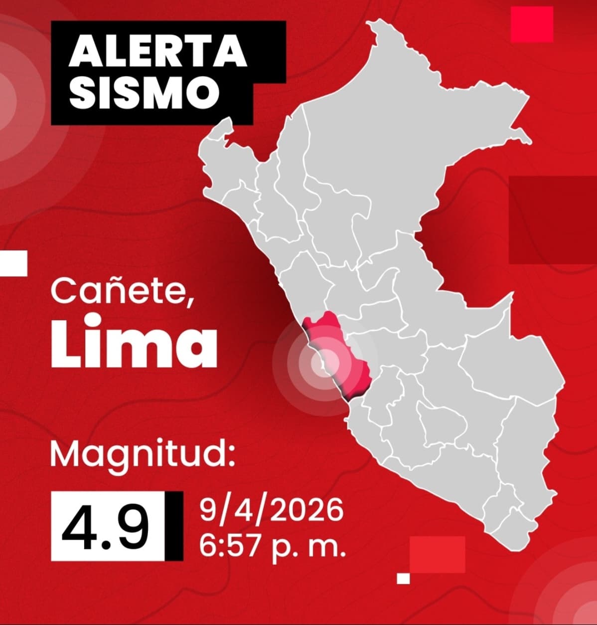 Sismo de magnitud 4.9 se registra en Lima y reaviva preocupación por prevención