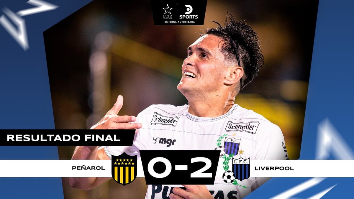 Liverpool tumba a Peñarol, lo aleja de Racing MVD