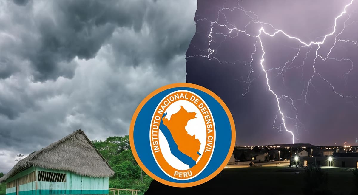 Senamhi alerta lluvias fuertes y descargas eléctricas en nueve regiones de la selva
