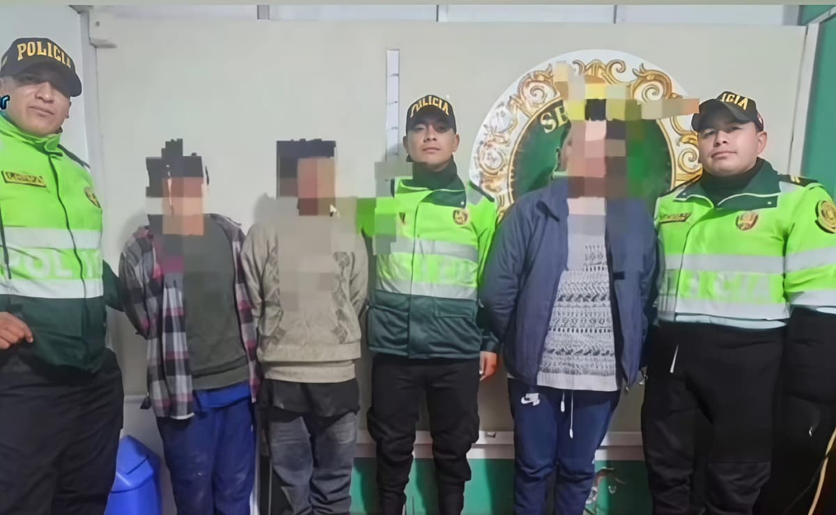 Capturan a tres presuntos asaltantes tras violento robo a menores en Chaupimarca