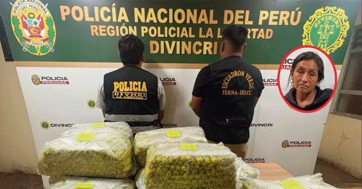 La Libertad detiene a una anciana que escondía explosivos en Trujillo