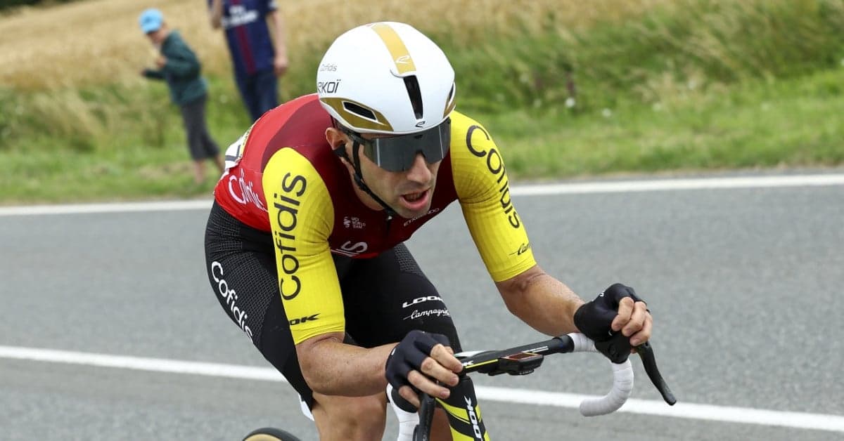 Thomas, colero en París-Roubaix, orgulloso de terminar la carrera