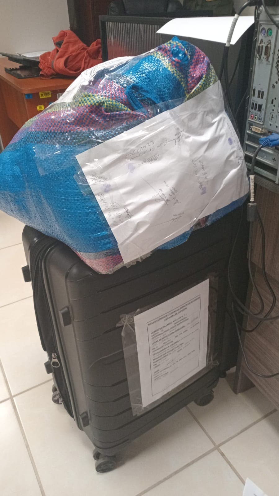 Detienen a dos sospechosos por hurto de equipaje en Huánuco y los vinculan a banda