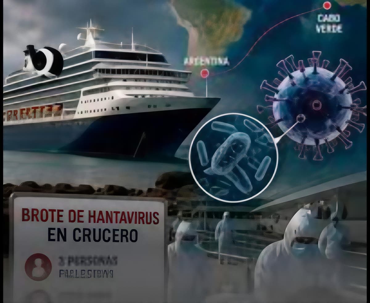 OMS confirma cepa transmisible tras brote mortal de hantavirus en crucero