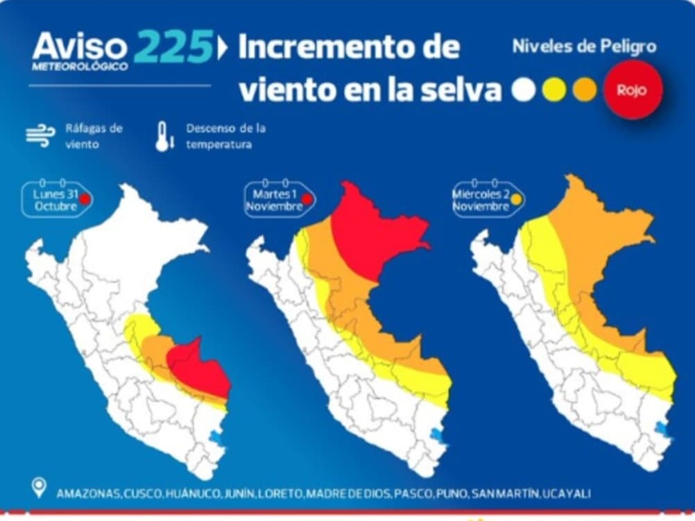 Lluvias y deslizamientos mantienen en alerta a regiones de sierra y selva