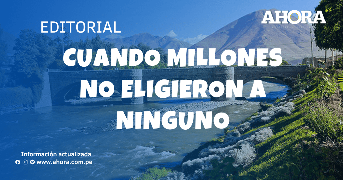 Cuando millones no eligieron a ninguno