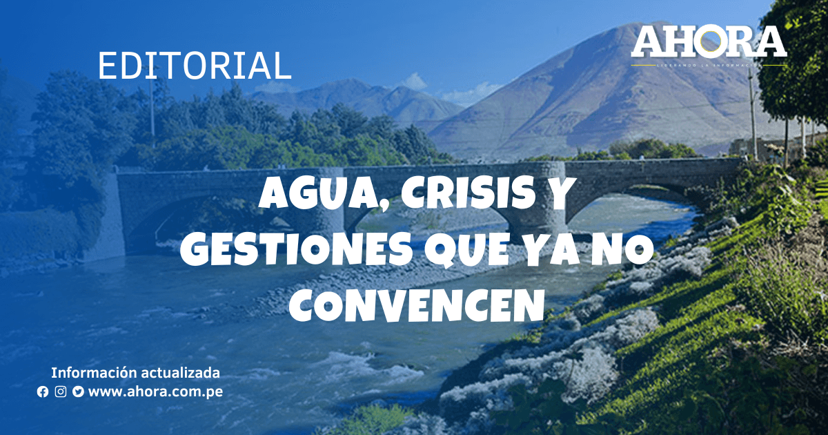 Agua, crisis y gestiones que ya no convencen