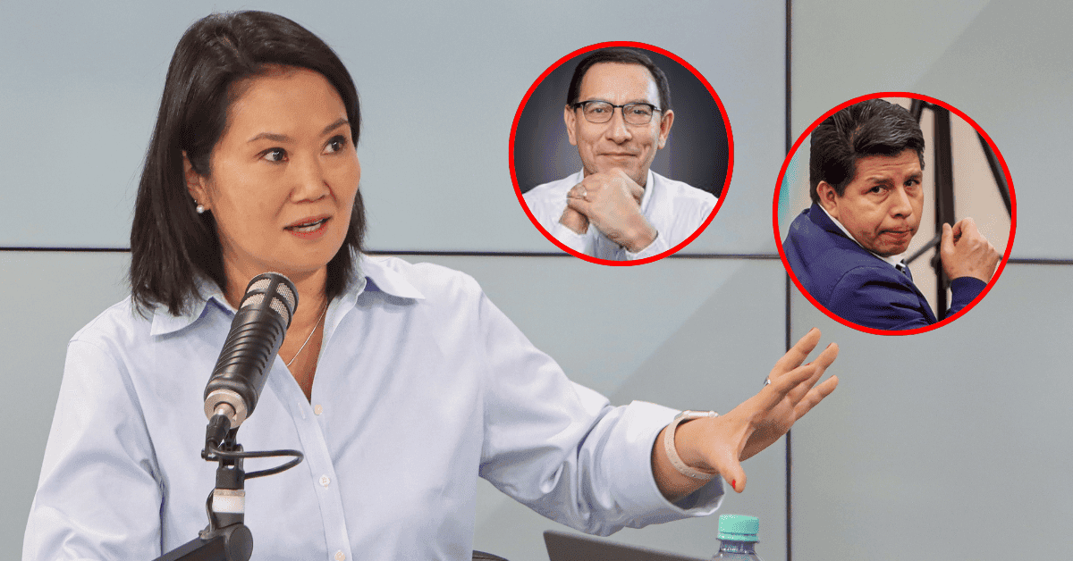 Keiko Fujimori anuncia evaluación de indulto para Castillo, Vizcarra y otros expresidentes presos