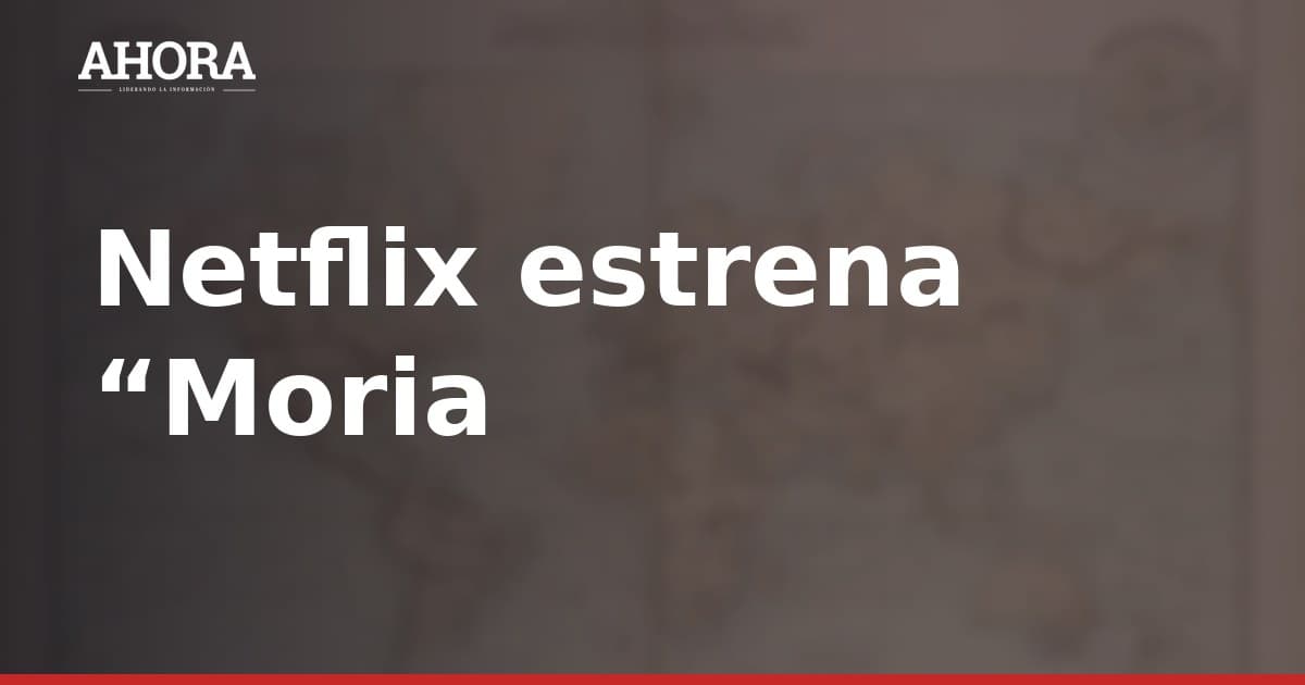 Netflix estrena “Moria”: el elenco de la serie sobre Moria Casán