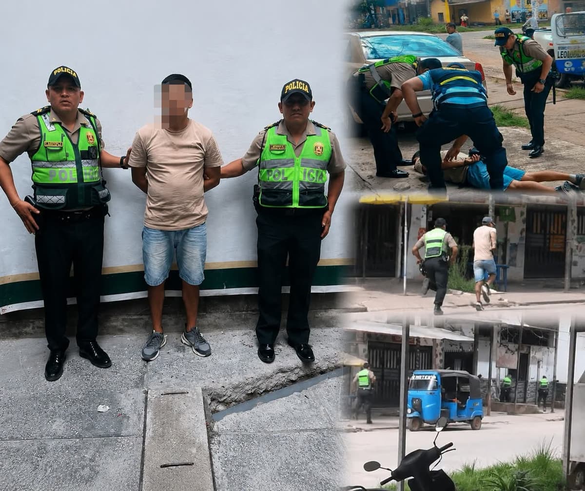 Intentó escapar al ver a la Policía y descubrieron que tenía tres requisitorias