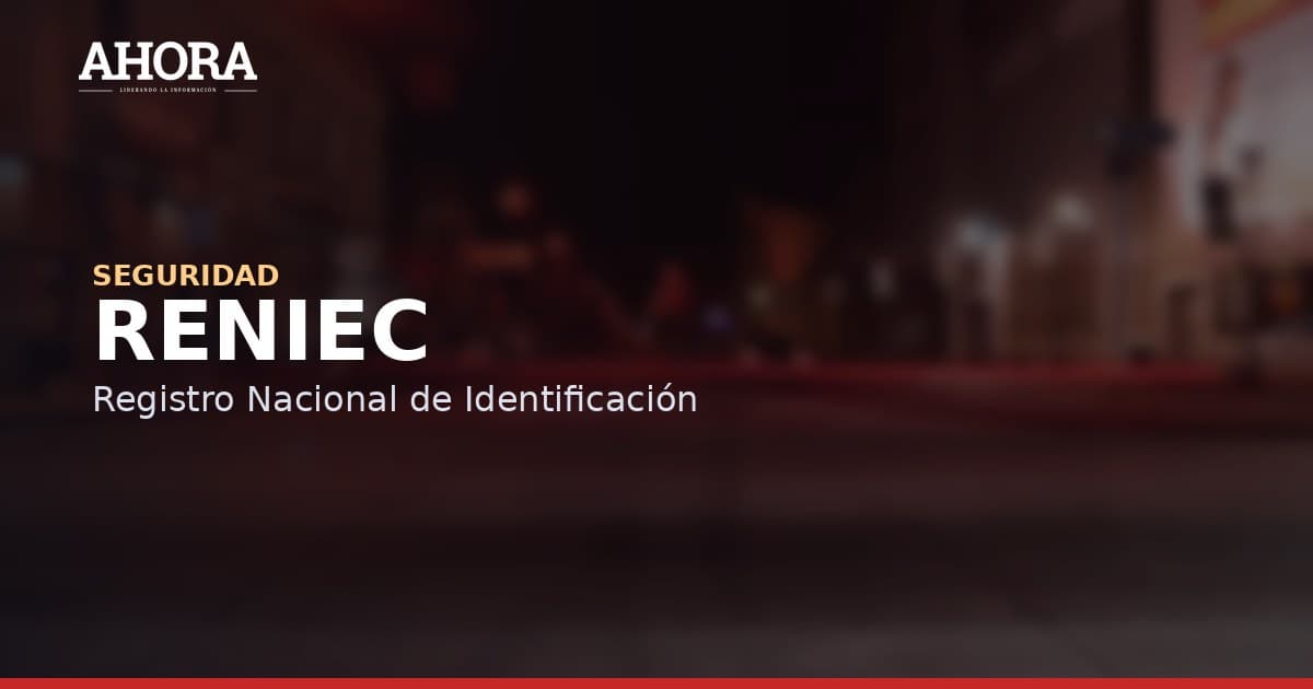 RENIEC denuncia a cuatro médicos por certificados de defunción falsos a favor de criminales