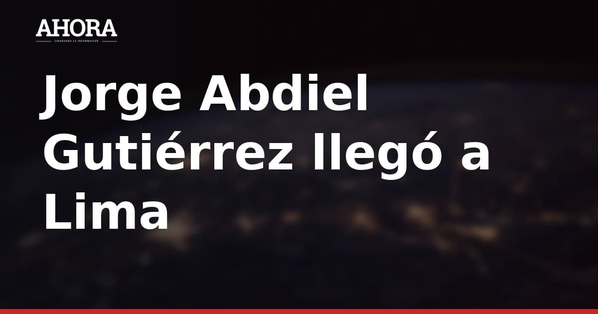 Jorge Abdiel Gutiérrez llegó a Lima para firmar por Universitario: "Feliz de estar acá"