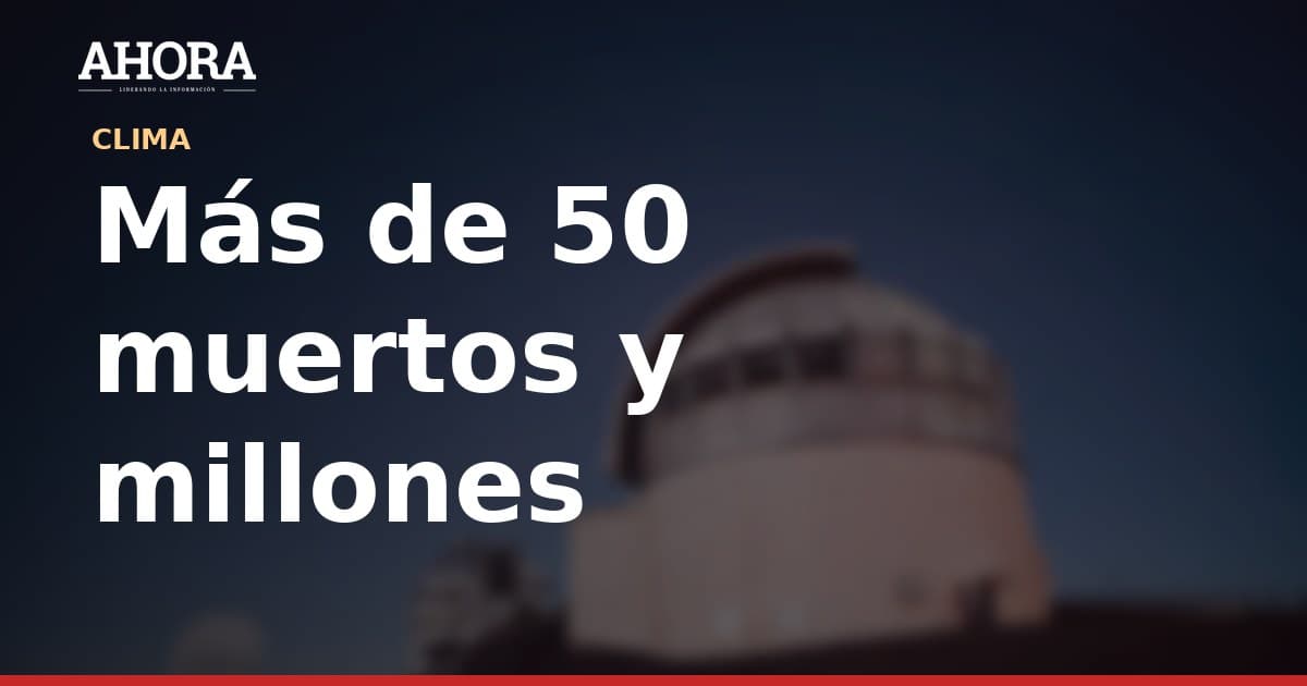 Más de 50 muertos y millones de evacuados por lluvias y ciclones en Asia