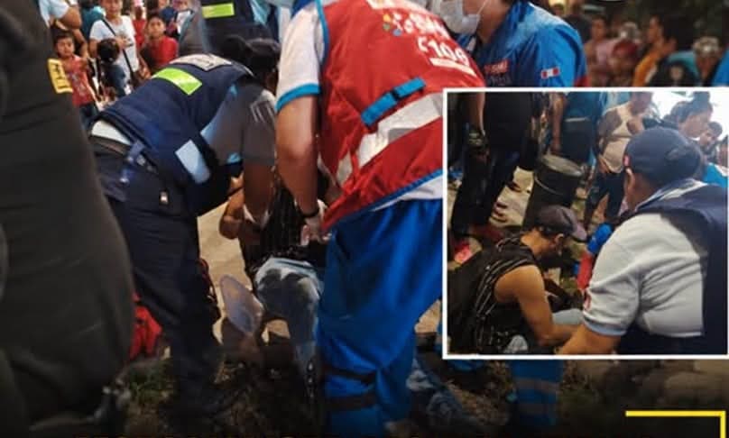 Motociclista queda herido tras accidente en transitada intersección
