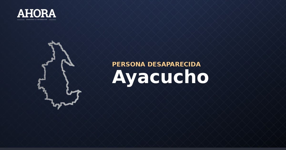 Fiscalía archiva caso de maestra desaparecida en Santo Domingo de Acobamba