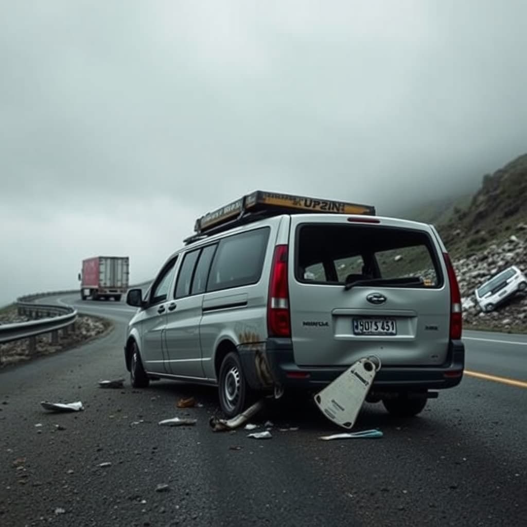 Pasajero muere y seis heridos tras choque de miniván con tráiler en Canta-Huayllay