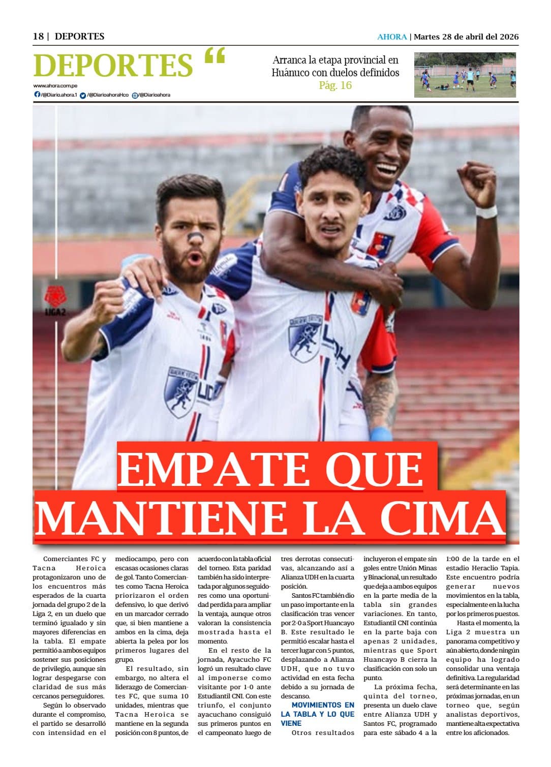 Portada del día