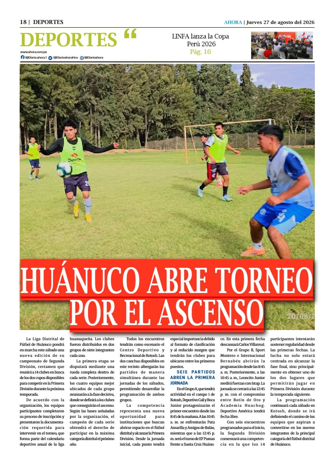 Portada del día