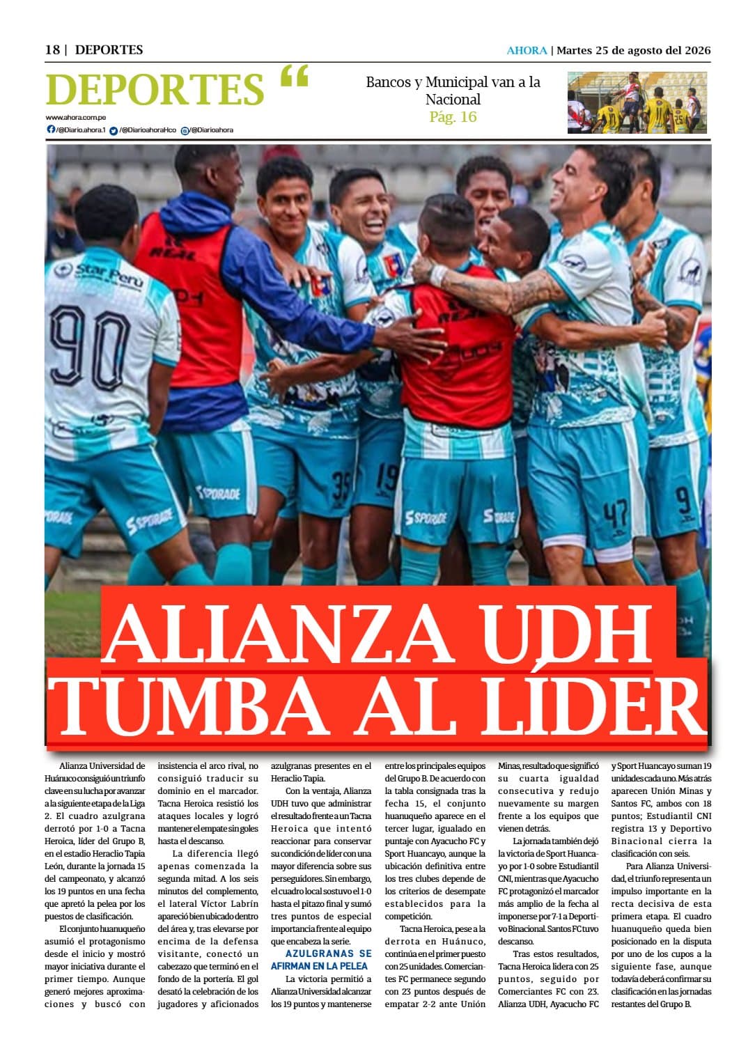 Portada del día