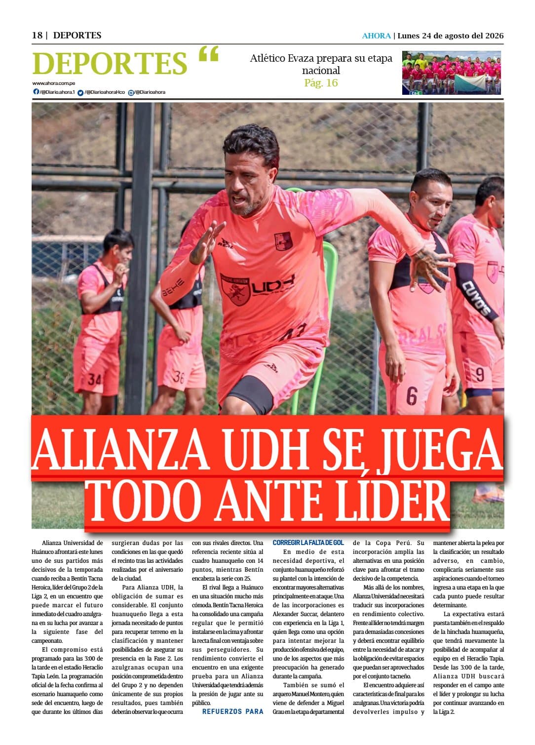 Portada del día