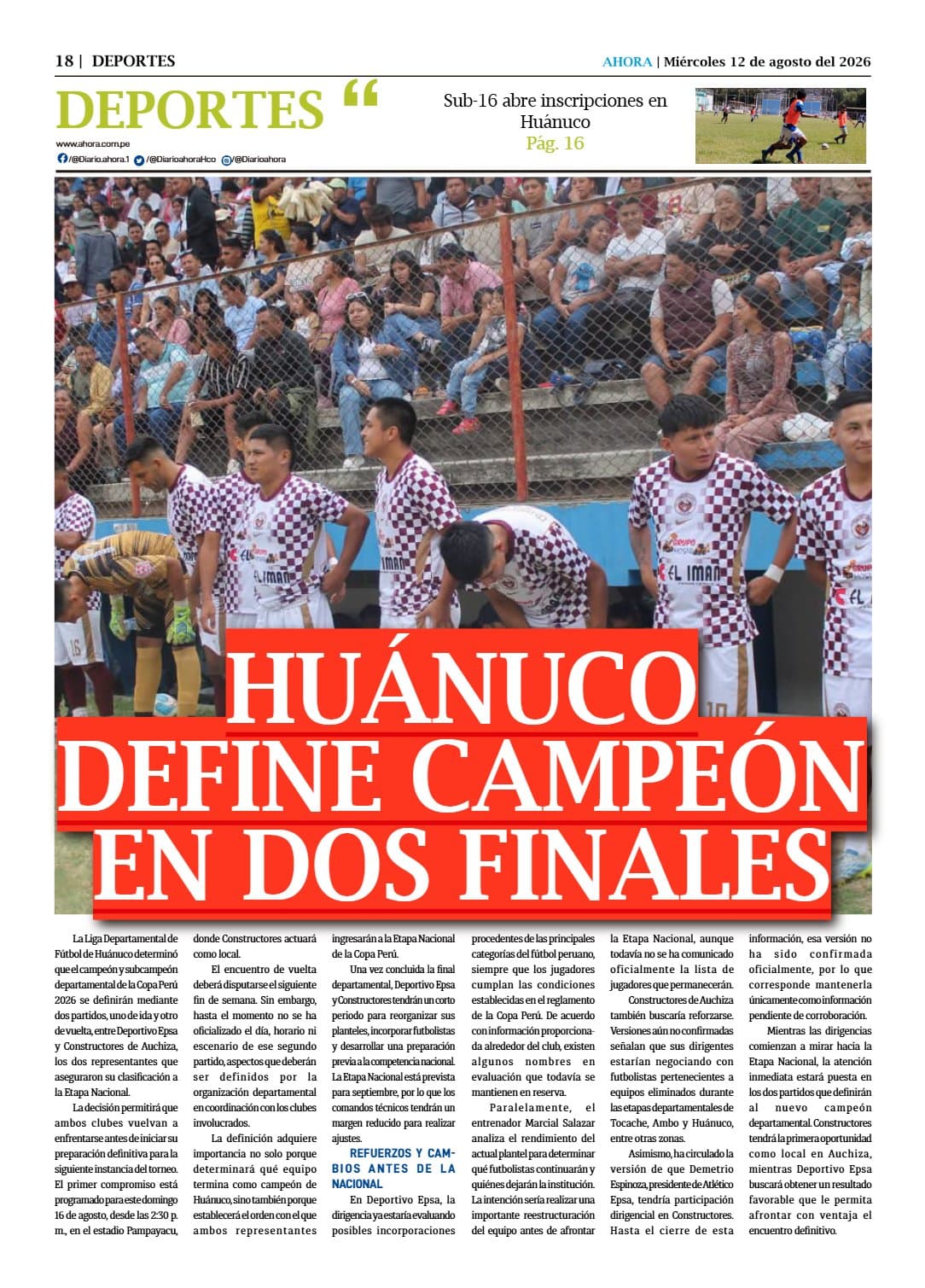 Portada del día