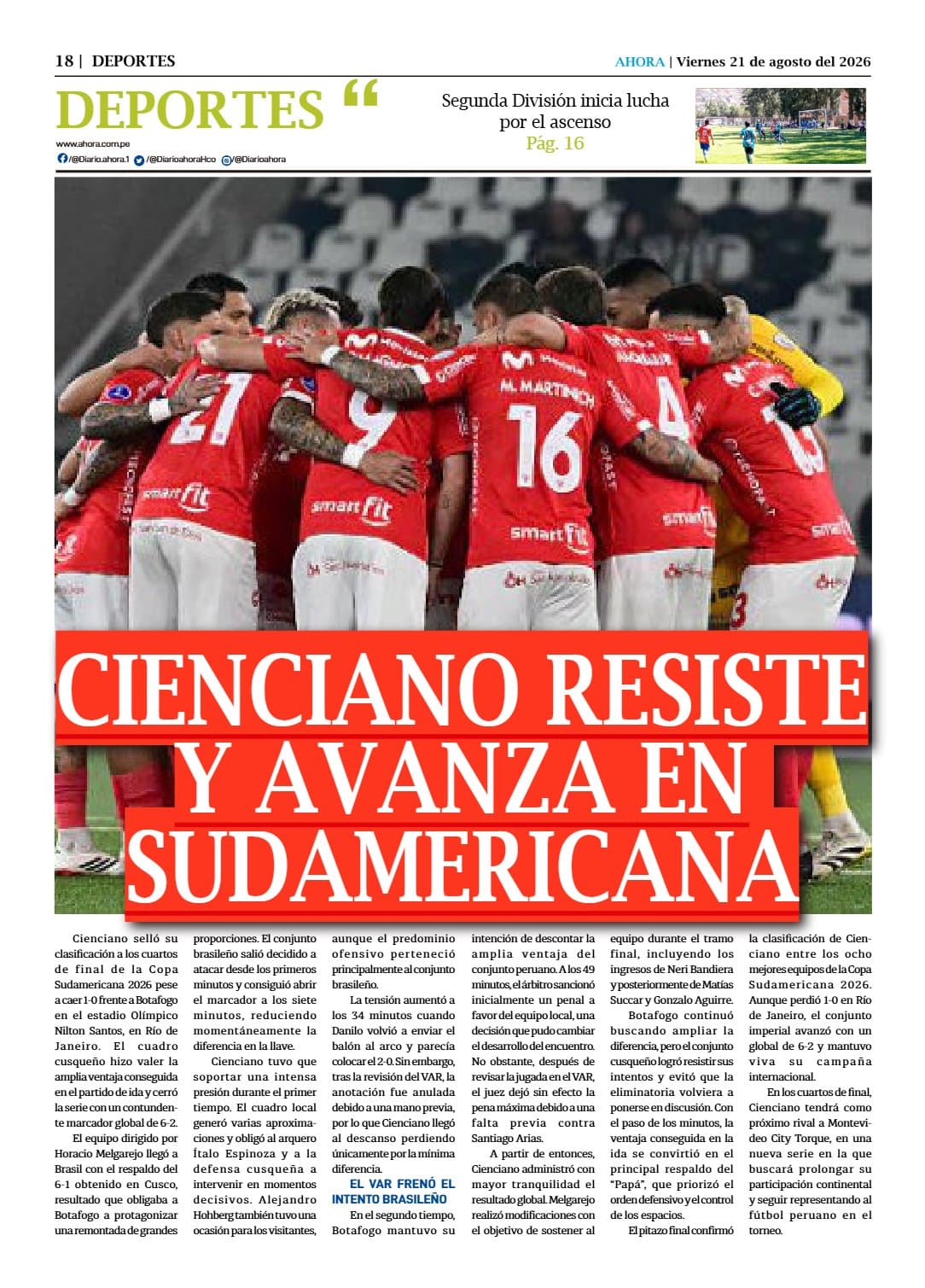 Portada del día
