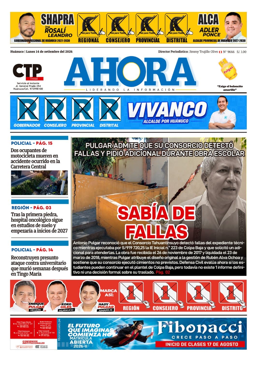 Portada del día