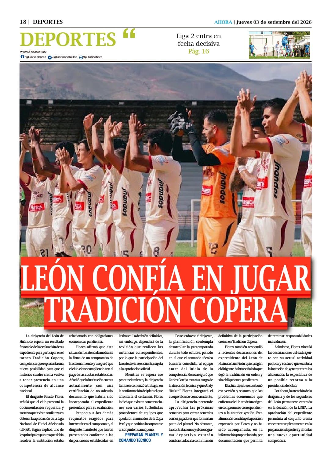 Portada del día