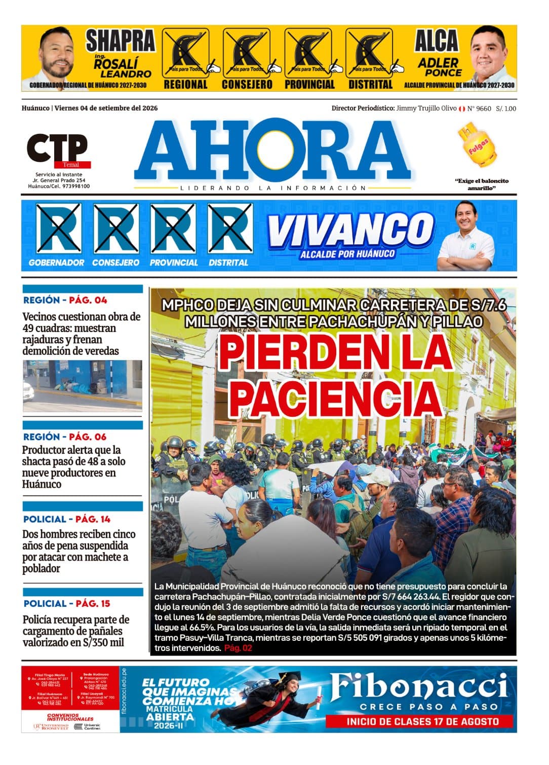 Portada del día