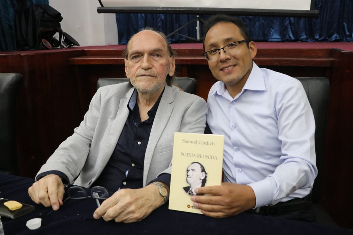 Samuel Cárdich presentó nuevo libro
