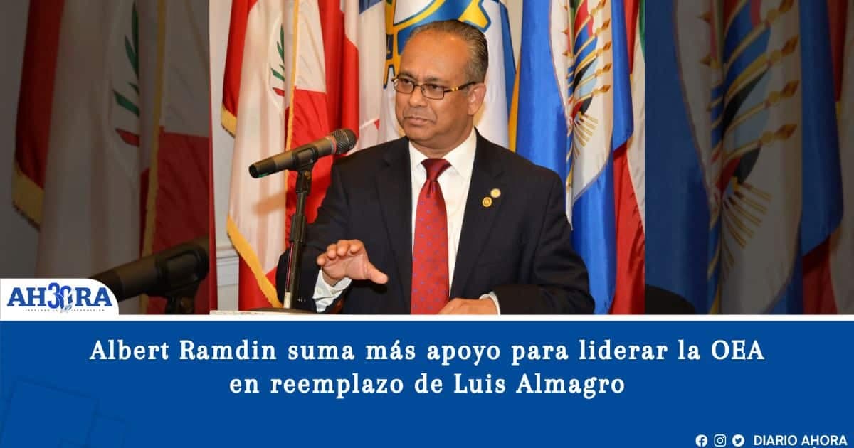 Albert Ramdin suma más apoyo para liderar la OEA en reemplazo de Luis Almagro