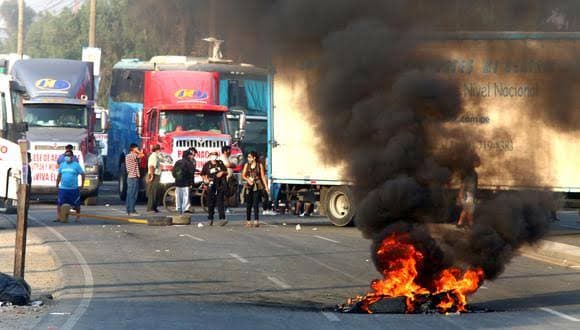 Confusión por paro de transportistas