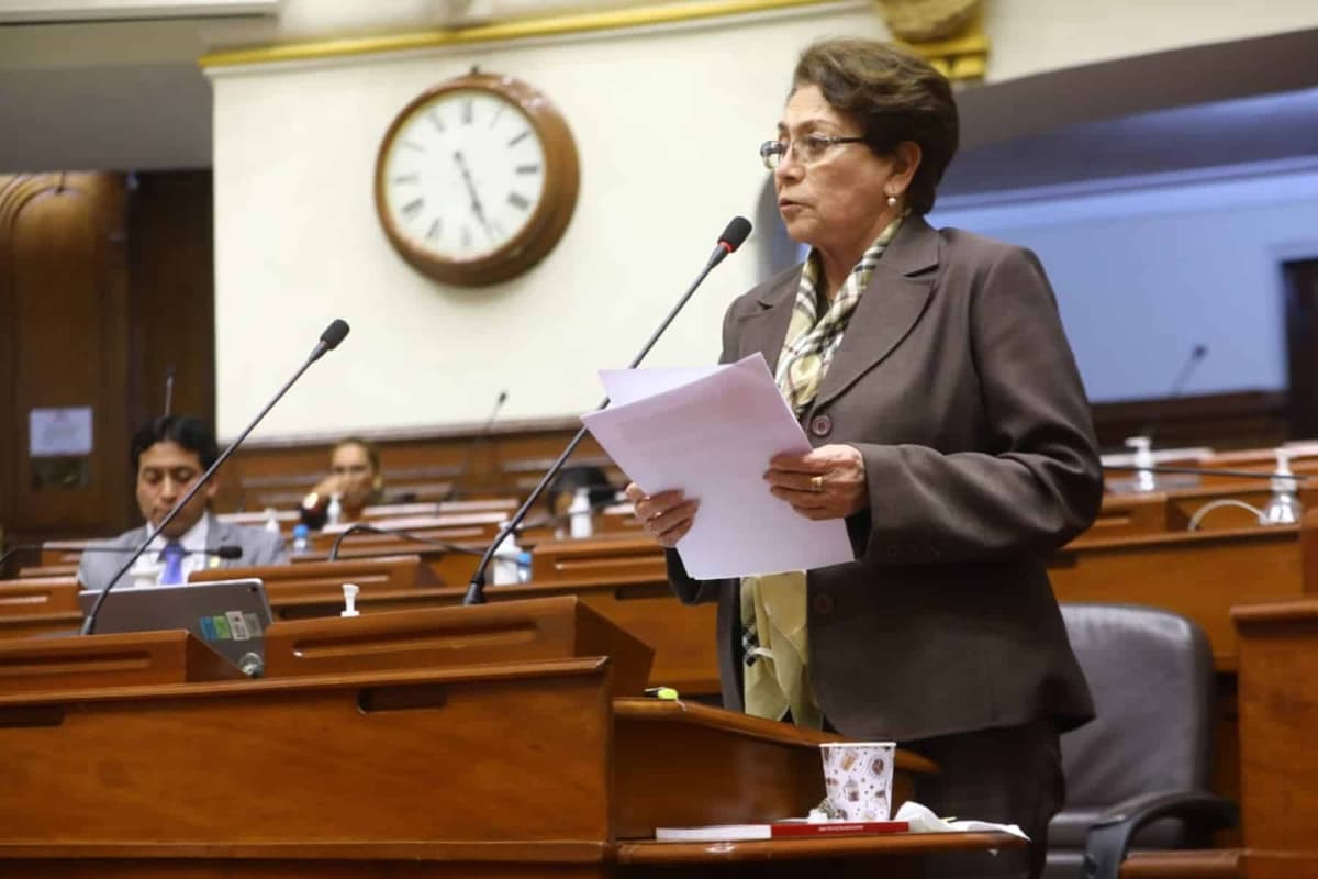 Caso Pataz: Gladys Echaíz culpa al Congreso y cuestiona ampliación del Reinfo